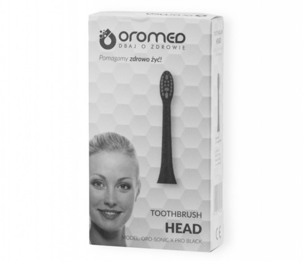 ORO-MED Końcówka do szczoteczki OROMED ORO SONIC X PRO Czarna - 1252034 - zdjęcie 3